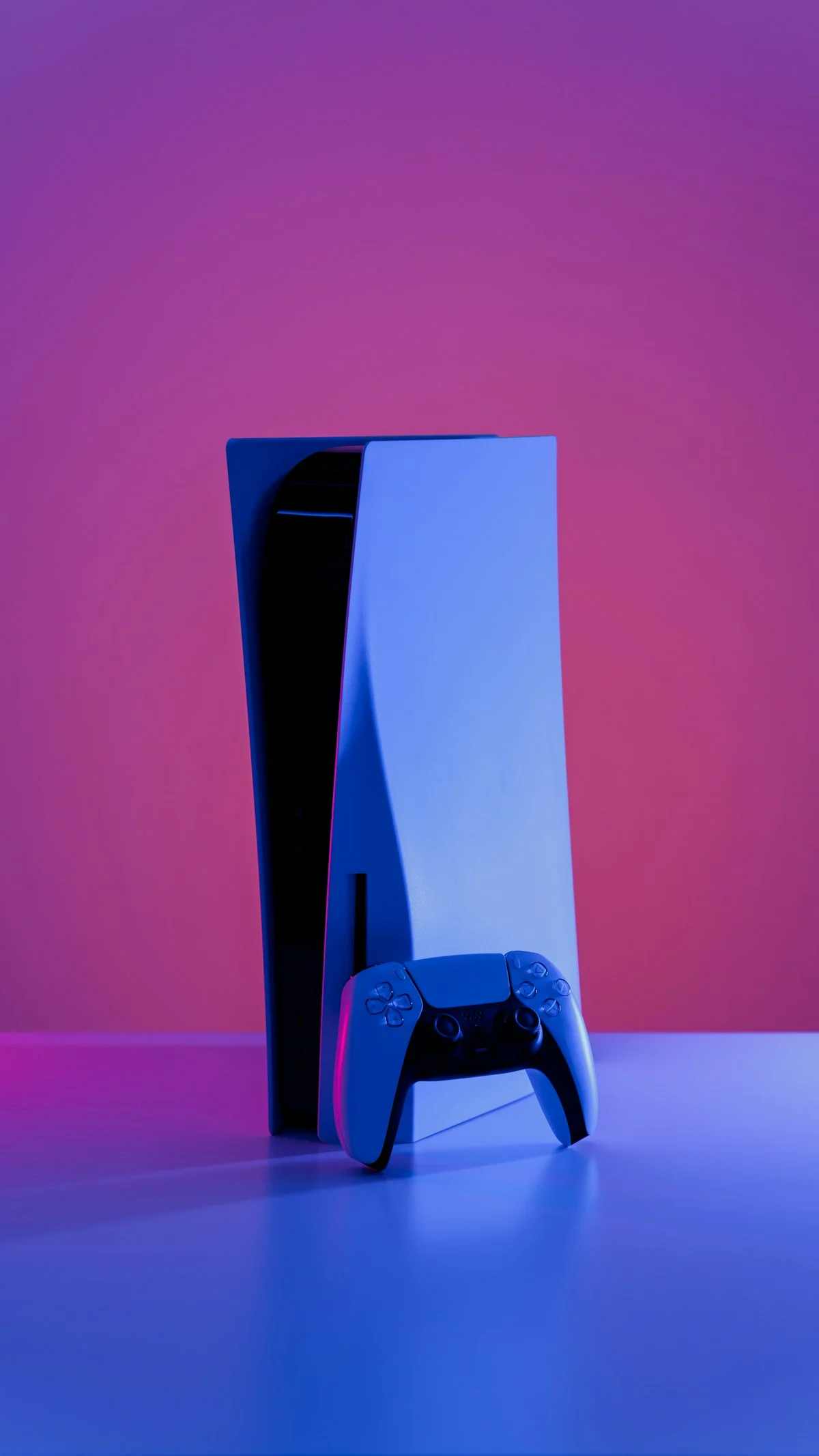 PlayStation 5 in modern gaming room setup